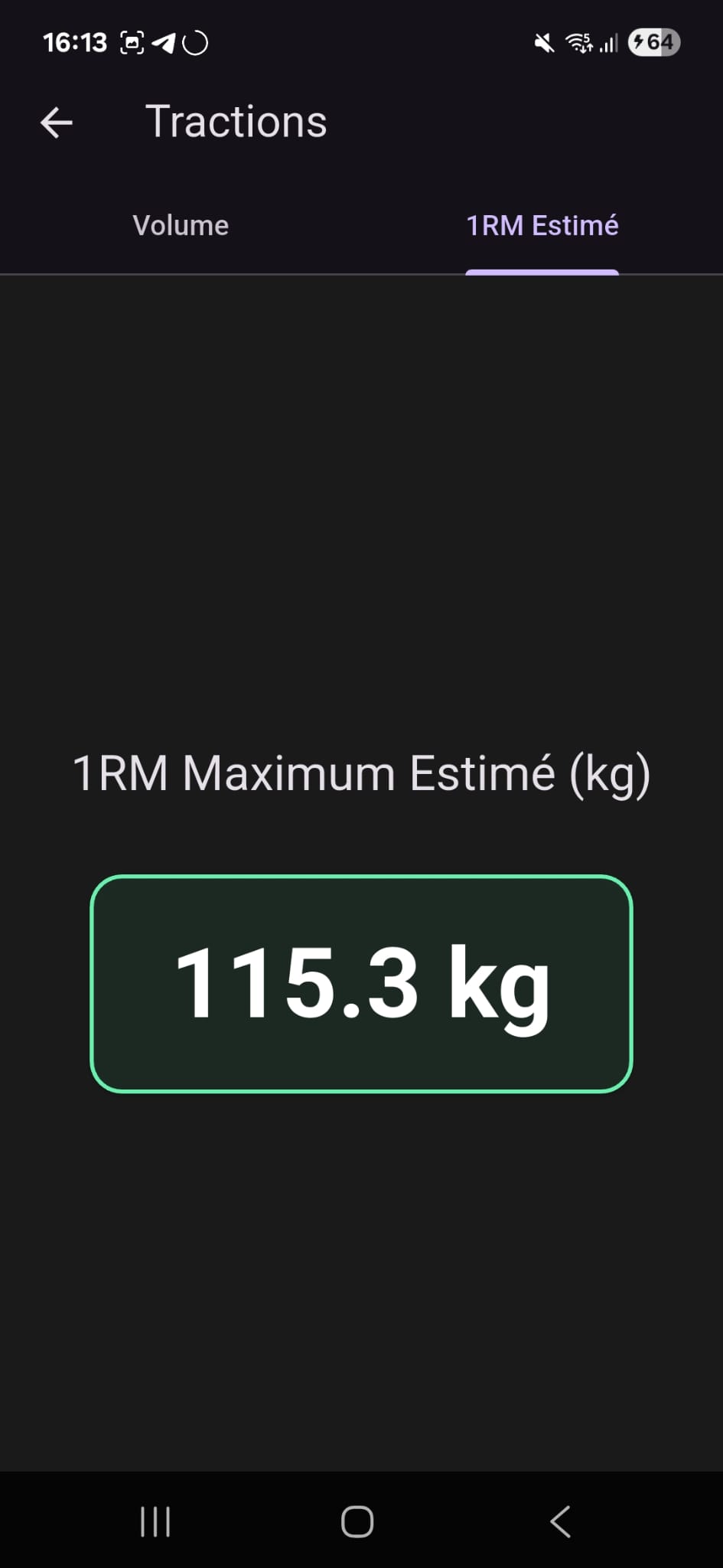 1RM Estimé